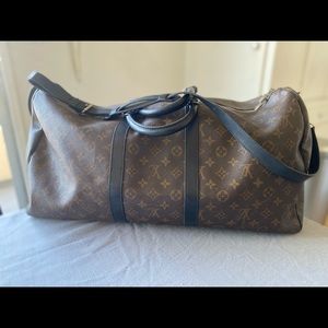 Louis Vuitton Macasser Monogrammed CarryAll.